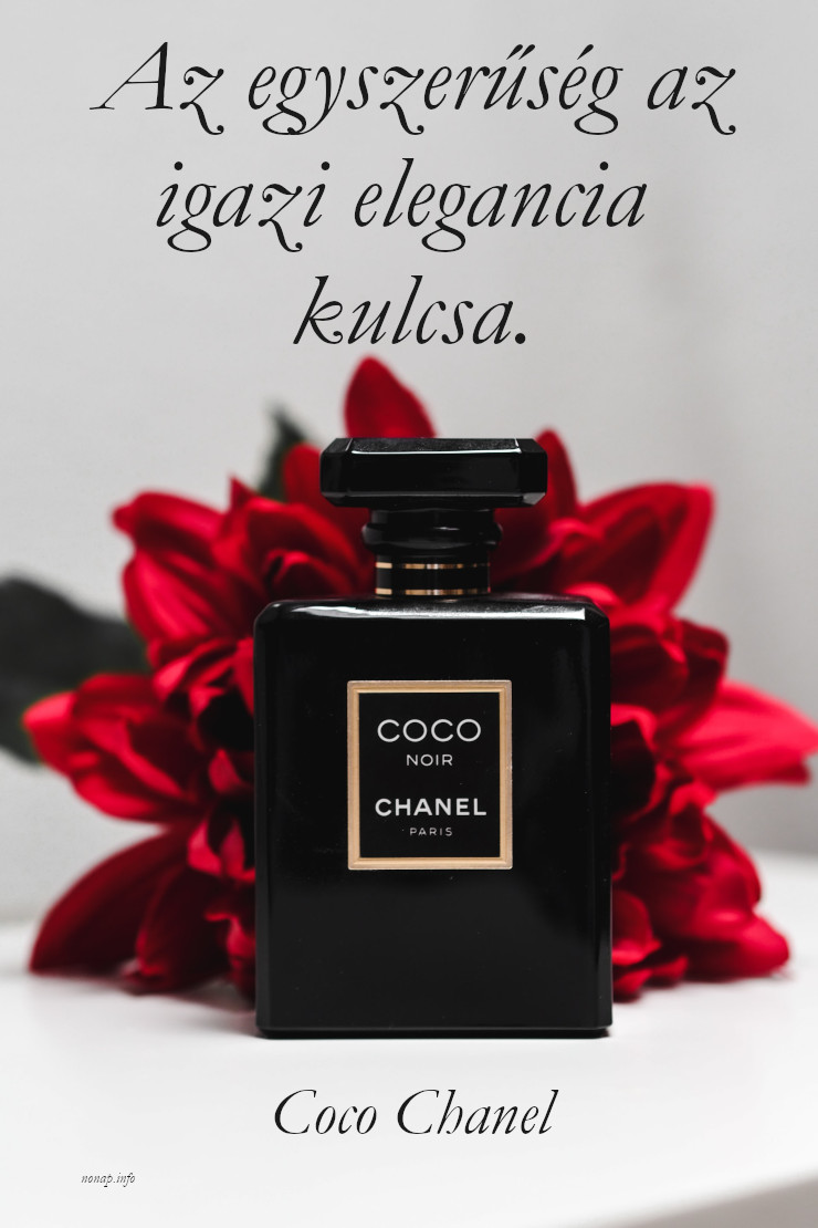 Coco Chanel idézet elegancia