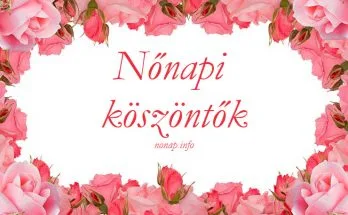 nőnapi köszöntők