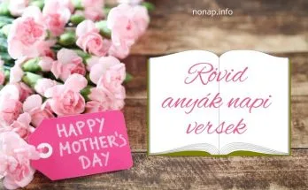 rövid anyák napi versek gyűjteménye