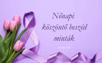 nőnapi köszöntő beszéd minták